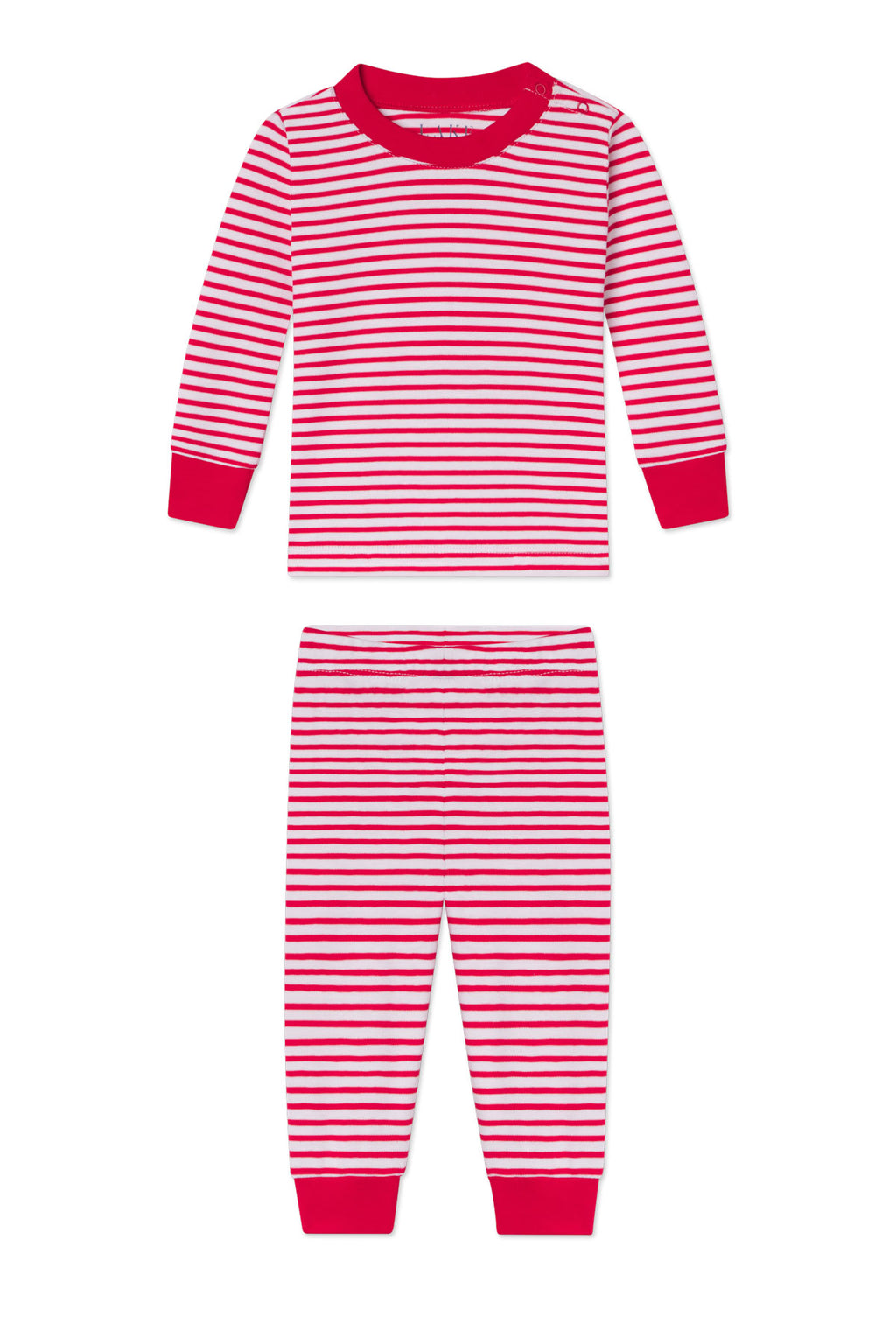 Baby Long-Long Set in Classic Red Voyager Stripe - Featured Image 3