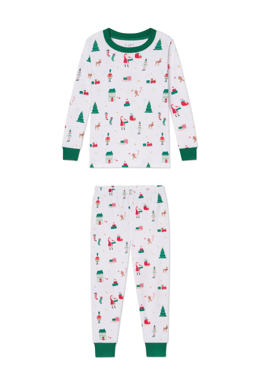 Kids Long-Long Set in Holly Jolly - Featured Image 3