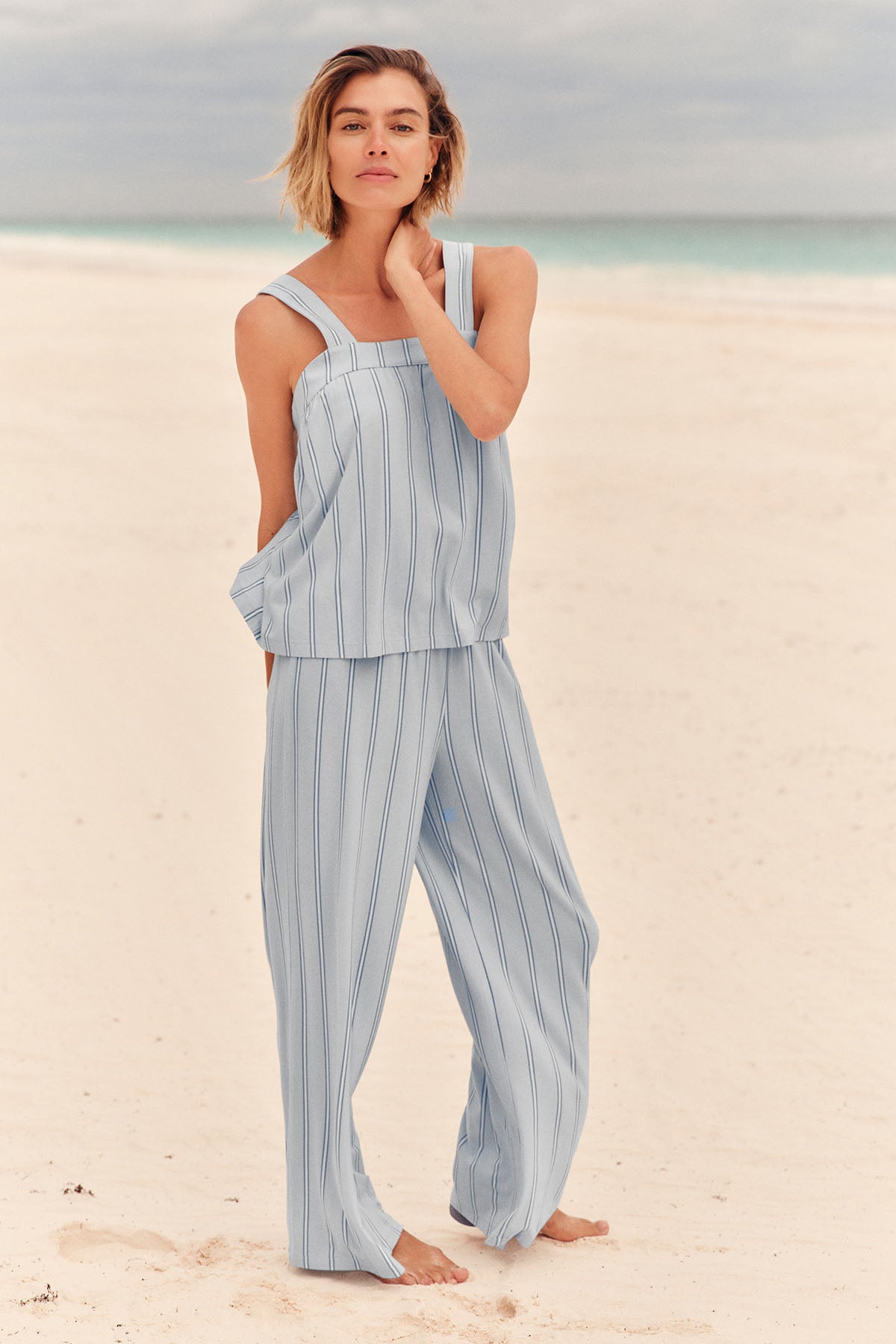 LAKE | Women | DreamModal® Pajamas | Fog Beacon Stripe Daydream