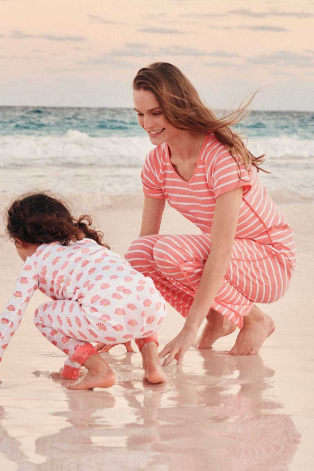 Pima Bundle in Gelato Inverse Anchor Stripe - Main Image 1