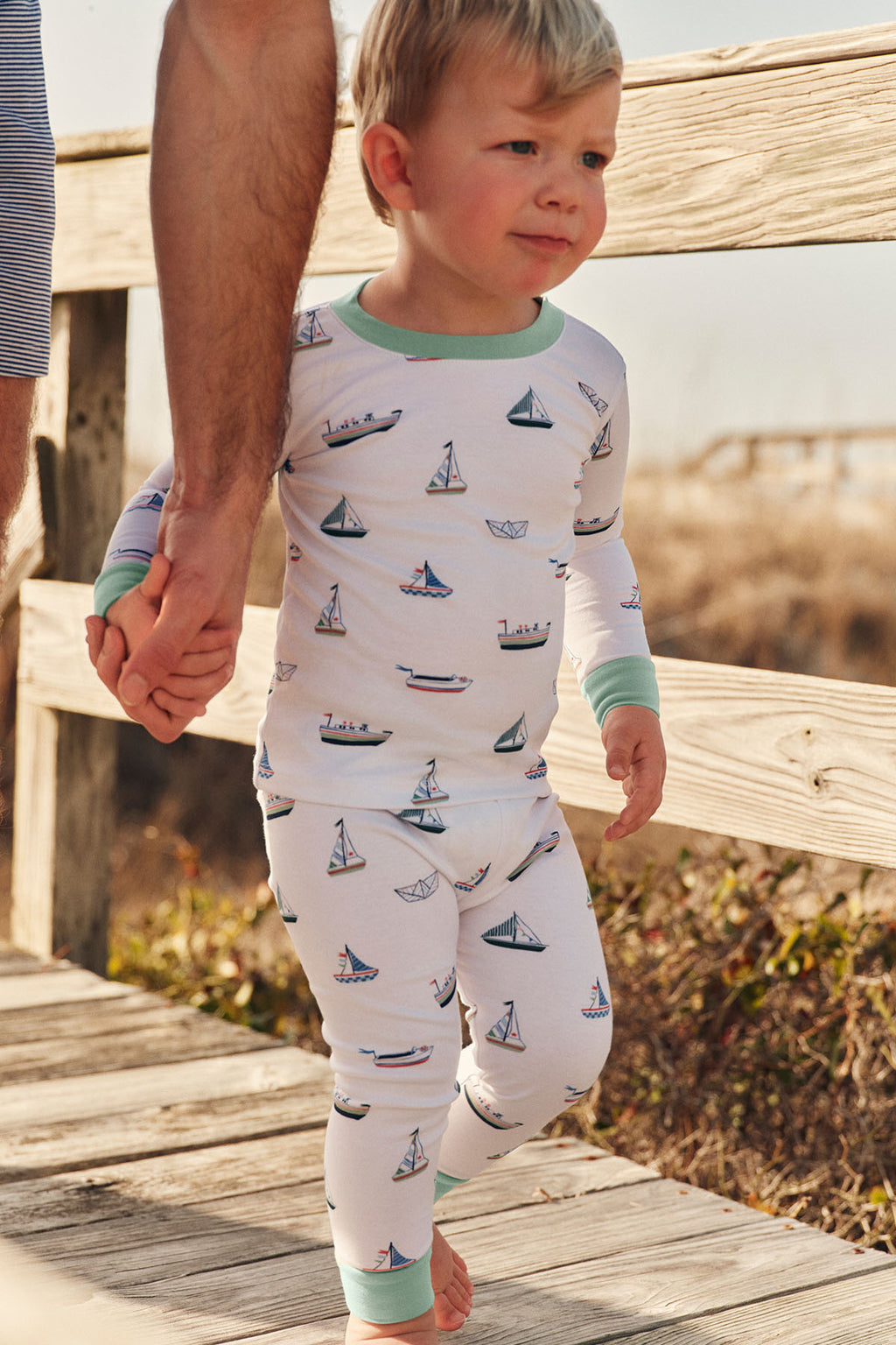 Kids Long-Long Set in Sail Away - Main Image 1