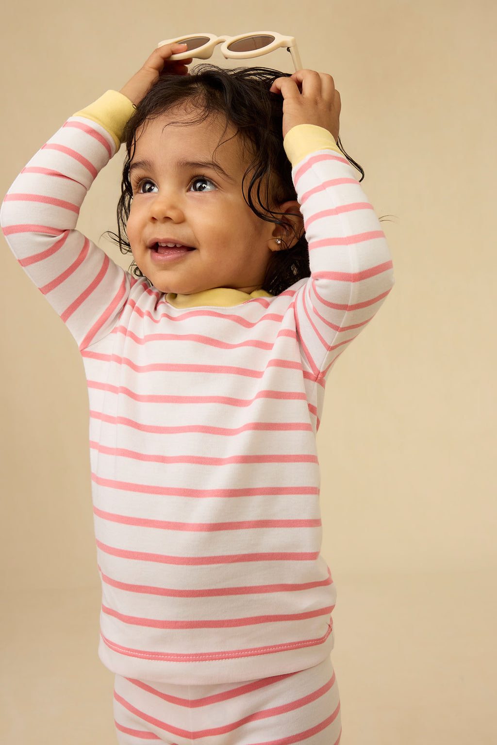 Baby Long-Long Set in Gelato Anchor Stripe - Main Image 2