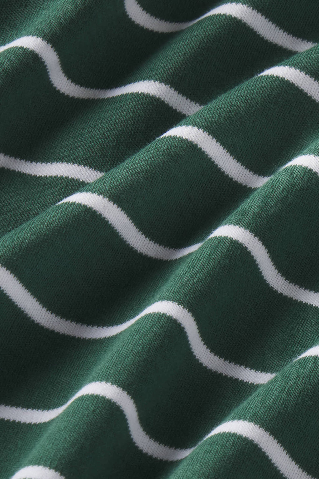 Pima Long-Long Set in Trekking Green Club Stripe - Main Image 4