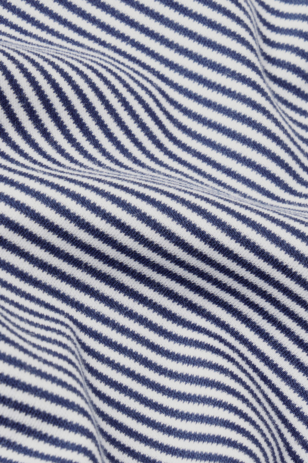 Pima Short Robe in Blue Depths Mini Stripe - Main Image 5