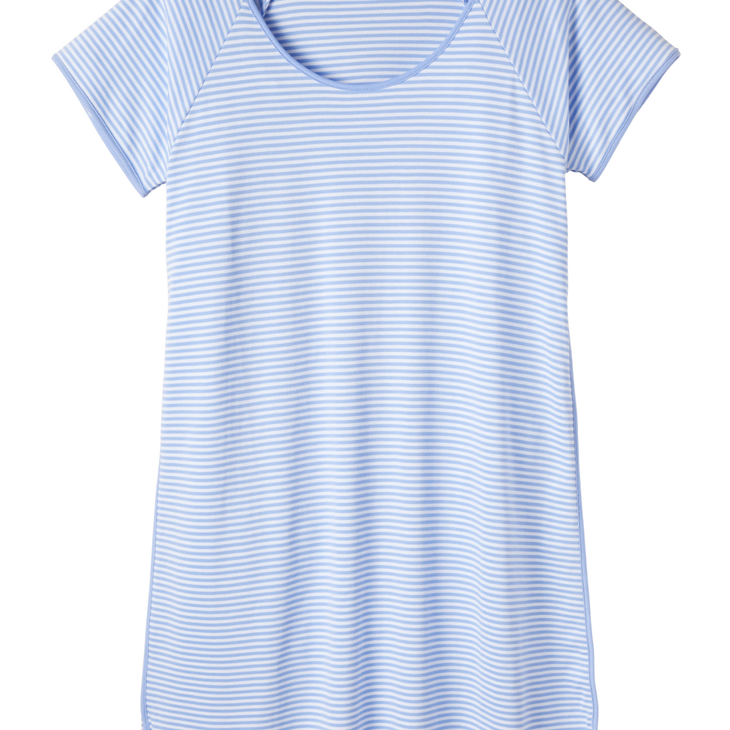 Pima Nightgown in Hydrangea — XXS