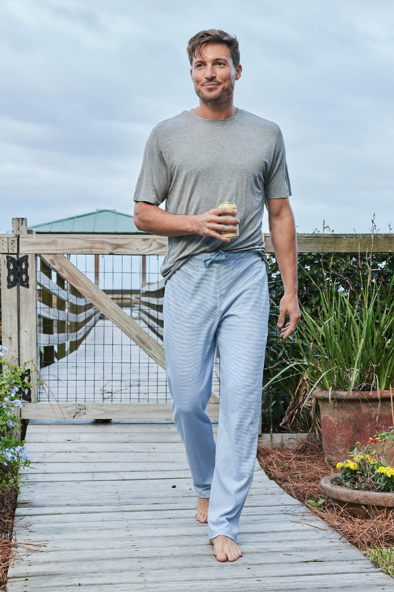 Buy Lounge Pants Light, Loose Fitting and Exceptionally Soft Men's Pyjama  Bottoms, Cotton White Blue Twig 100% Organic Cotton Online in India - Etsy