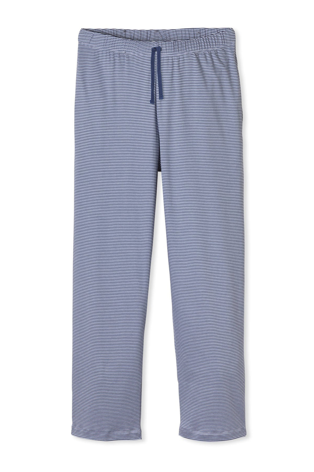 Men's pale blue striped pyjama shorts