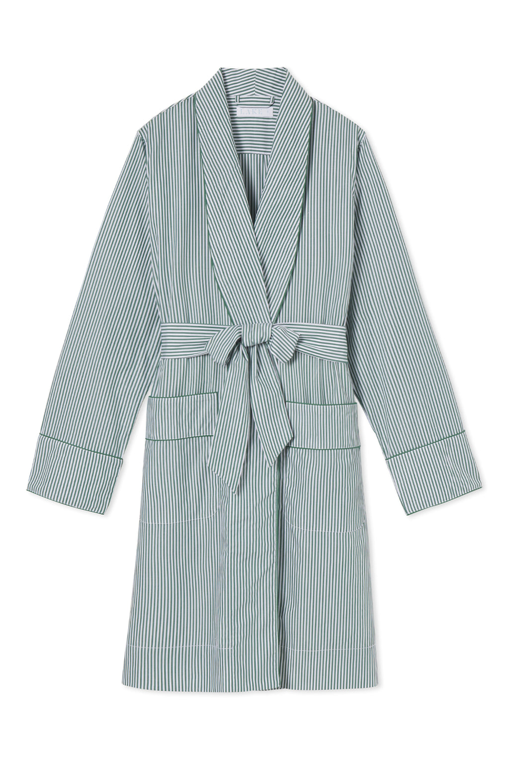 Poplin Robe in Evergreen - Main Featured Image