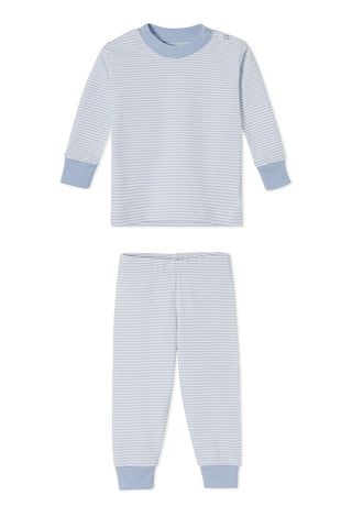 LAKE | Baby | Pima Cotton Pajamas | French Blue Baby Long-Long Set