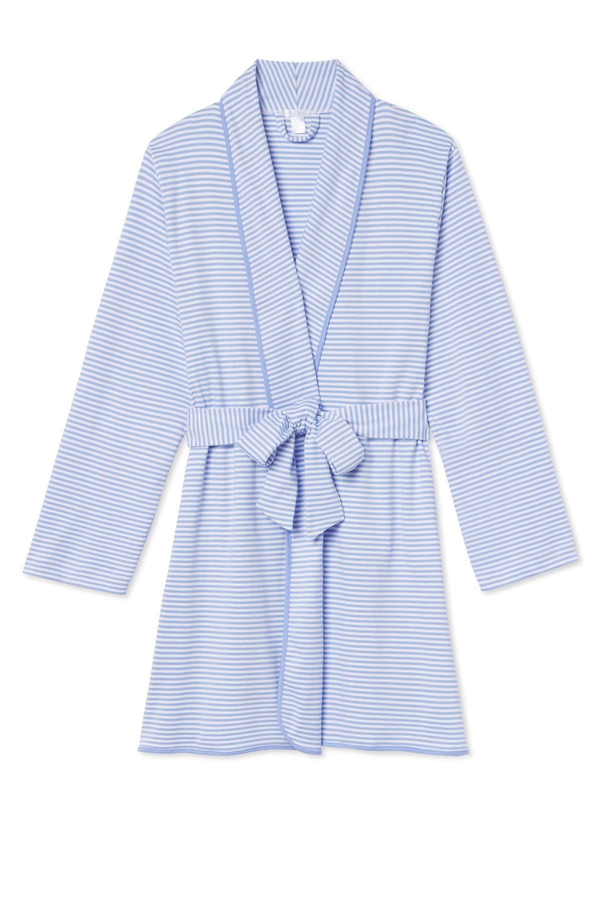 Pima Short Robe in Hydrangea XXS