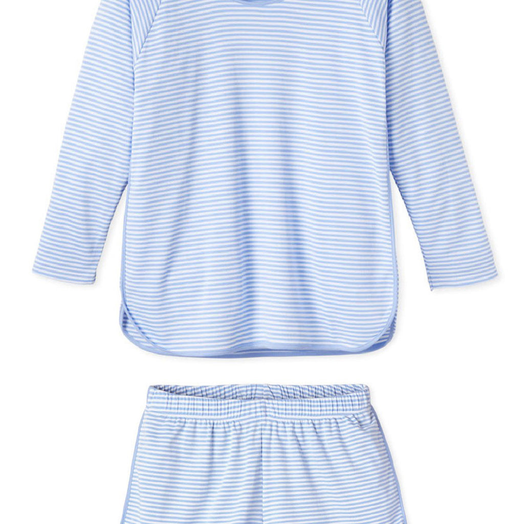 Pima Long-Short Set in Hydrangea — XXS
