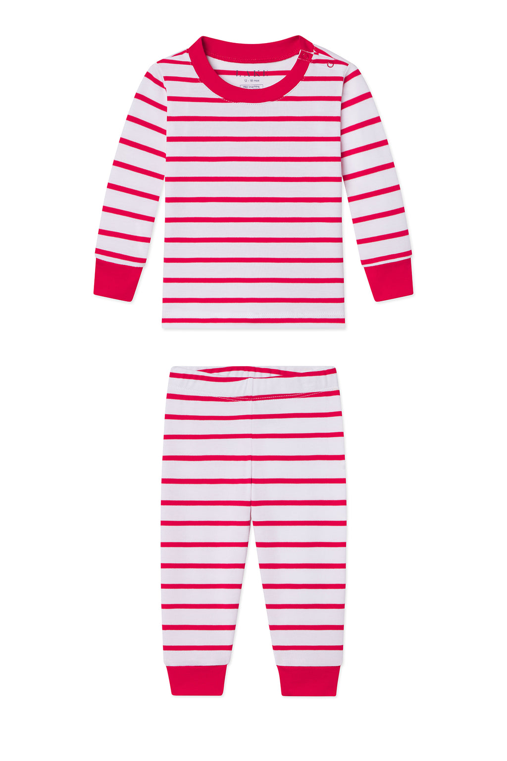 Baby Long-Long Set in Red Stripe - Featured Image 0